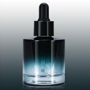 Glass Dropper Bottles in Black (1oz) - set of 4